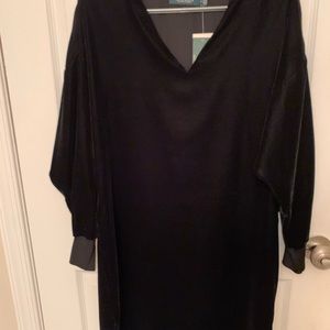 Ralph Lauren black velvet dress